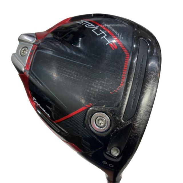 【中古】 テーラーメイド STEALTH2 9° ドライバー DR TENSEI RED TM50(STEALTH DR) (フレックスS) メンズ 男性用 右利き 右用 Cランク ゴルフクラブ