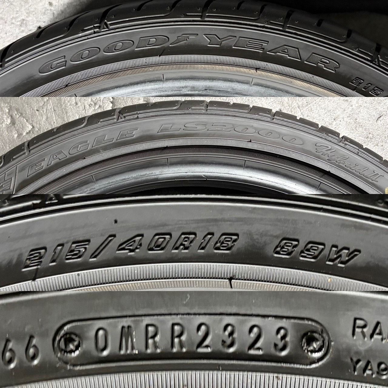 2023年製 約9分山 グッドイヤー GOOD YEAR イーグル EAGLE LS2000