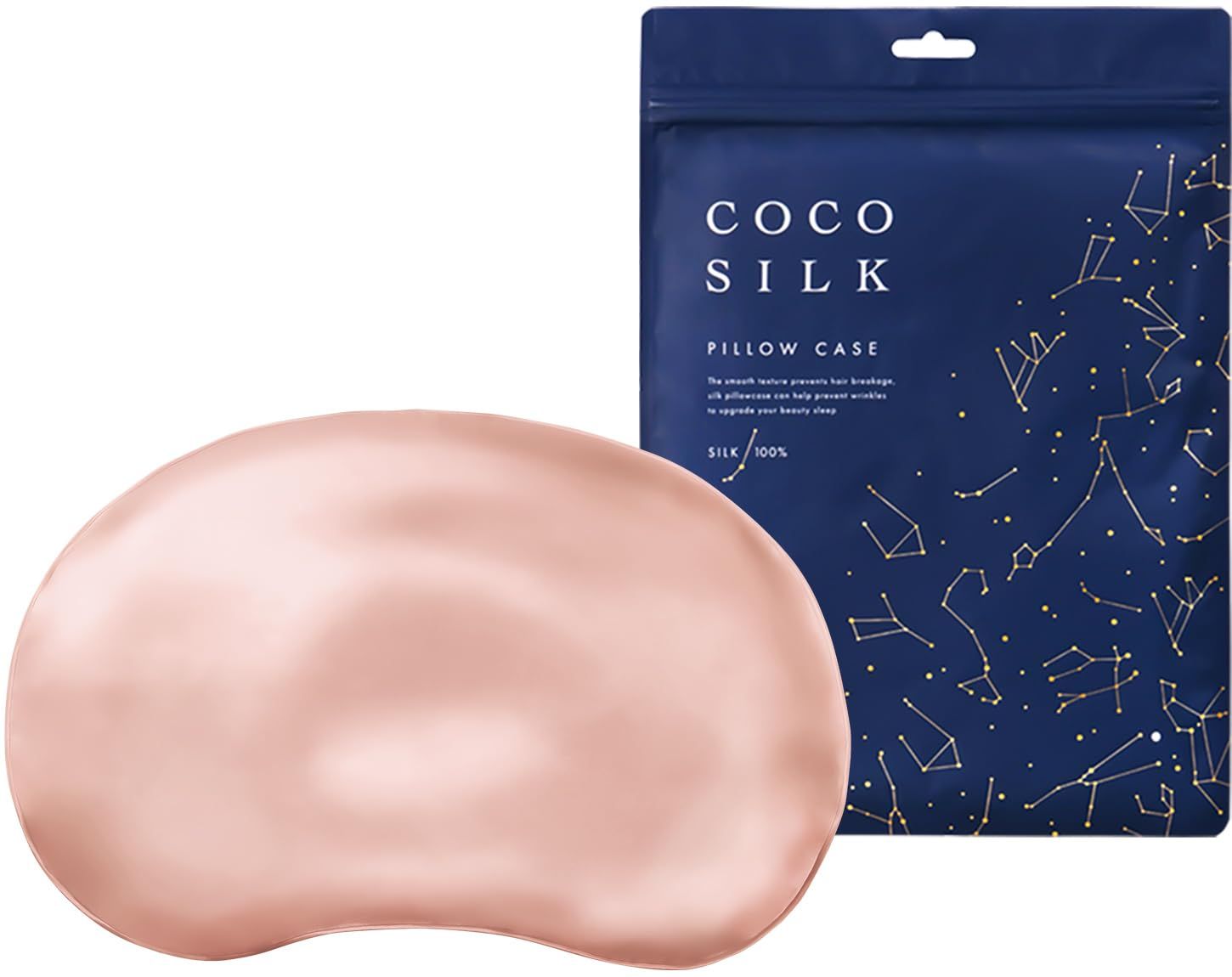 [COCOSILK] シルク 枕カバー エスメラルダ パーソナルムーブベビー枕 対応 シルク100％ 片面 25匁 封筒式 シルク100％ 6Aランク OEKO認証済み (ピンク)pms dd36f780