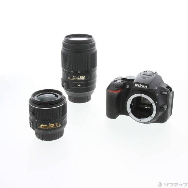 ソフマップ 〔中古品〕 NIKON D5500 ダブルズームキット ブラック【349】