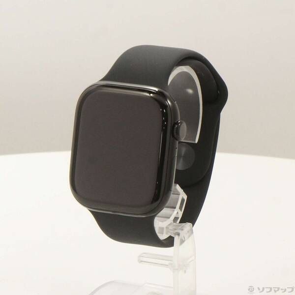 ソフマップ 〔中古品〕 Apple Watch Series 11 GPS 46mm ジェットブラックアルミニウムケース ブラックスポーツバンド【258】