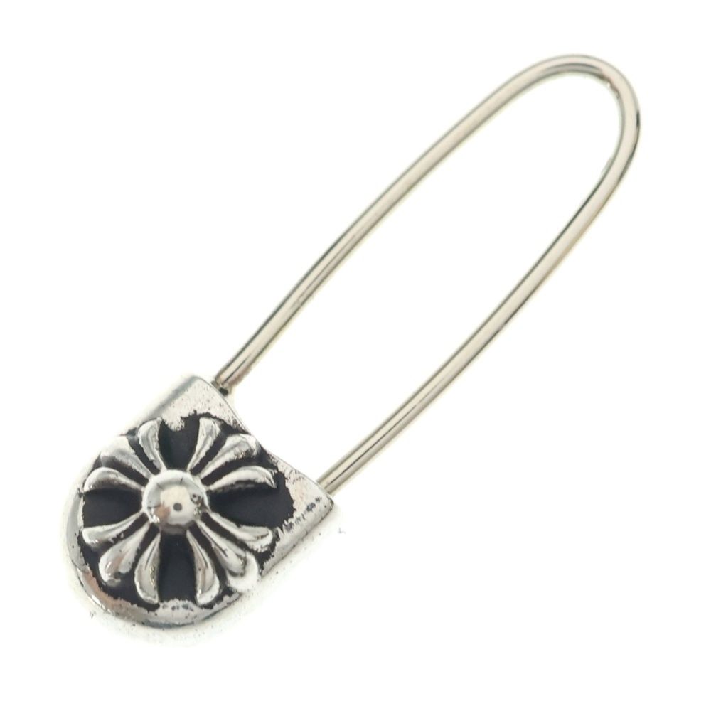 CHROME HEARTS (クロムハーツ) ER SAFETY PIN セーフティピン シルバーピアス