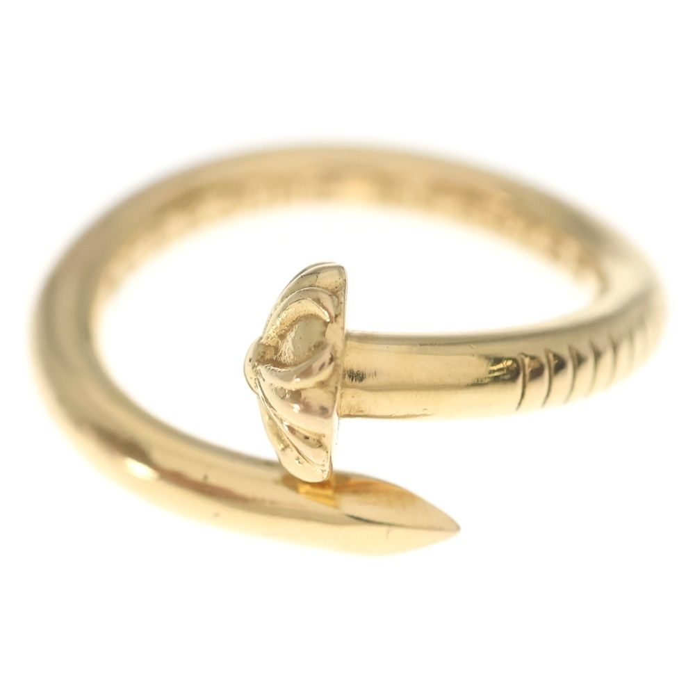 CHROME HEARTS (クロムハーツ) 22K NAIL CRSBALL ネイルクロスボール ゴールドリング ゴールド