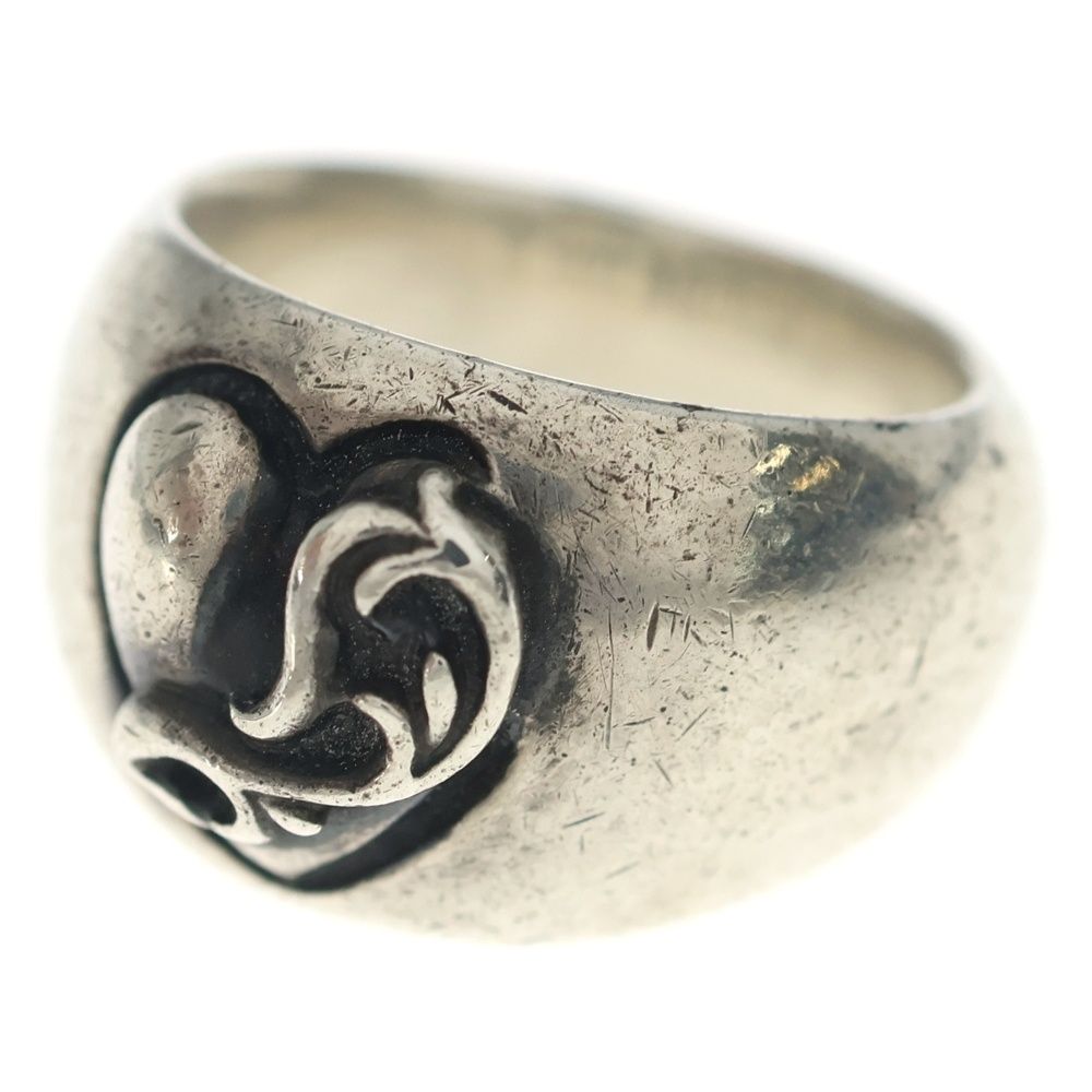 CHROME HEARTS (クロムハーツ) HEART IN BAND ハートインバンドリング シルバー