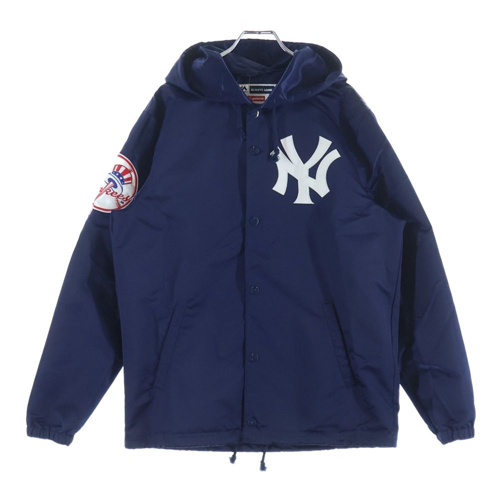 SUPREME (シュプリーム) 15SS ×Majestic NY Yankees Satin Hooded SUPREME (シュプリーム) 15SS ×Majestic NY Yankees Satin Hooded