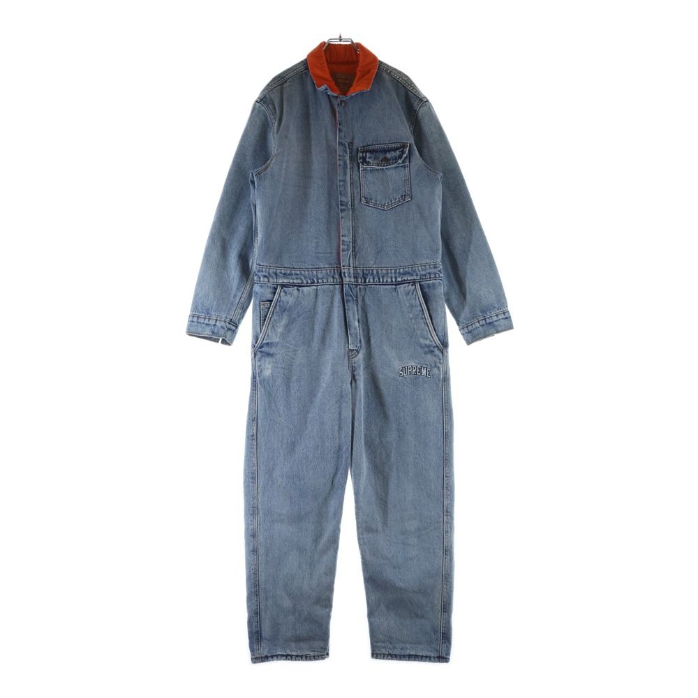 SUPREME (シュプリーム) 18AW ×Levi's Denim Coveralls リーバイス デニム カバーオール つなぎ インディゴ