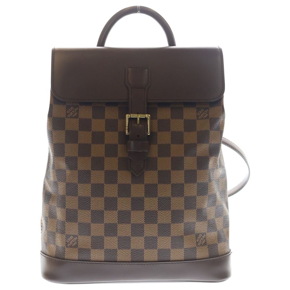 LOUIS VUITTON (ルイヴィトン) ソーホー ダミエキャンバス ゴールド金具 バックパック リュック ブラウン N51132 TH1004