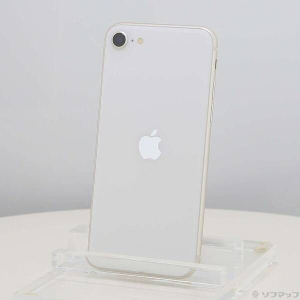 ソフマップ 〔中古品〕 iPhone SE 第3世代 64GB スターライト MMYD3J／A SIMフリー【258】