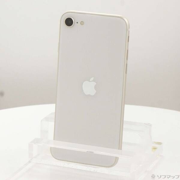 ソフマップ 〔中古品〕 iPhone SE 第3世代 64GB スターライト MMYD3J／A SIMフリー【377】