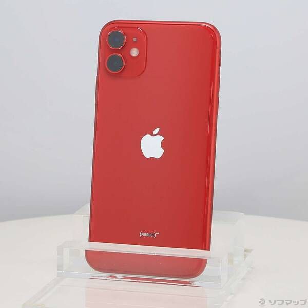 ソフマップ 〔中古品〕 iPhone11 64GB プロダクトレッド MWLV2J／A SIMフリー【377】