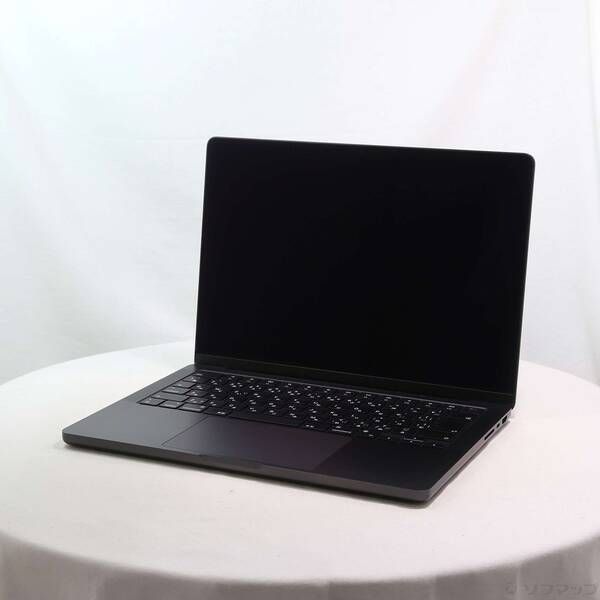 ソフマップ 〔中古品〕 MacBook Pro 14.2-inch Late-2023 MRX53J／A Apple M3 Max 16コアCPU_40コアGPU 64GB SSD1TB スペースブラック 〔26.3 Tahoe〕【377】