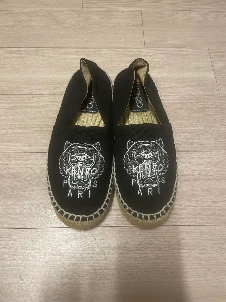 KENZO ケンゾー エスパドリーユ 41 25.5 ブラック スリッポン 新品