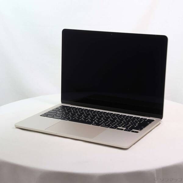 ソフマップ 〔中古品〕 MacBook Air 13.6-inch Mid-2022 MLY13J／A Apple M2 8コアCPU_8コアGPU 8GB SSD256GB スターライト 〔26.3 Tahoe〕【262】