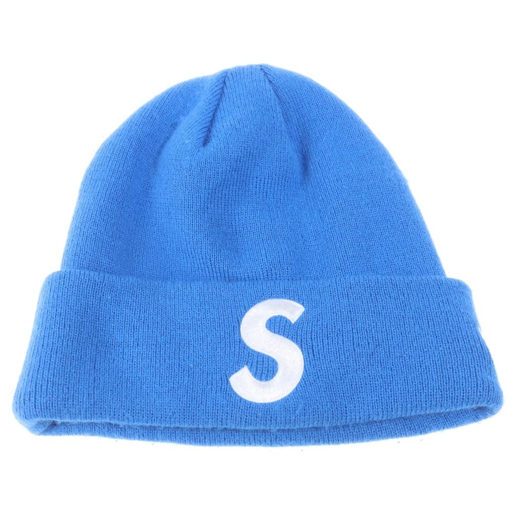 SUPREME (シュプリーム) 24AW ×New Era Box Logo Beanie ボックス ロゴビーニー ブルー