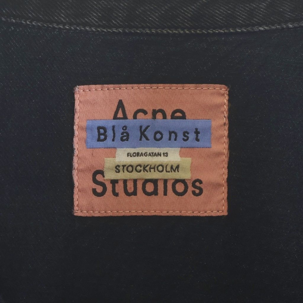 Acne Studios アクネ ストゥディオズ Trucker Jacker BK-UX-OUTW000021 デニムジャケット ブラック Acne Studios (アクネ ストゥディオズ) Trucker Jacker BK-UX