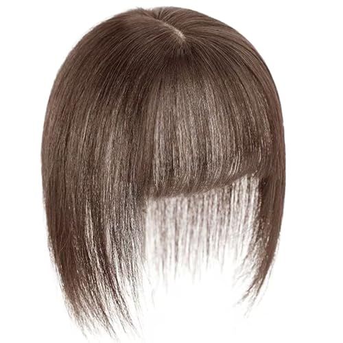 RENLIGUOJI【2026年モデル新登場】部分ウィッグ バレないウィッグ 母の日 母にプレゼント ヘアピース 白髪隠し 前髪 女性 つむじ ハゲ隠し ポイントウィッグ かつら 人毛100% ナチュラル クリップ3個ネットサイズ10cm*8cm (髪長:3/