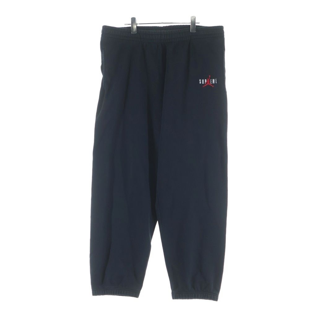 SUPREME (シュプリーム) 24AW ×NIKE Jordan Sweatpant ナイキ ジョーダン スウェット ロングパンツ ブラック HF0838-010