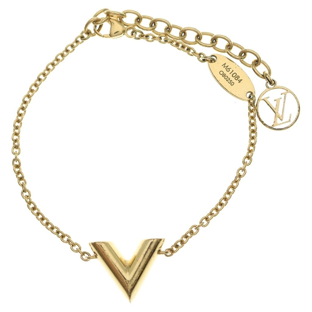 LOUIS VUITTON (ルイヴィトン) エセンシャルV ブレスレット ゴールド M61084