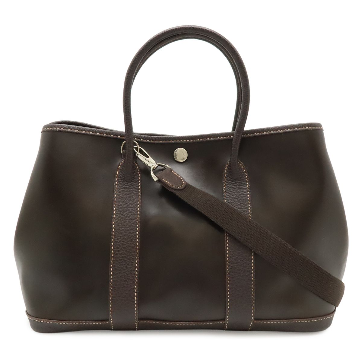 HERMES エルメス ガーデンパーティTPM トートバッグ ハンドバッグ 2WAY 