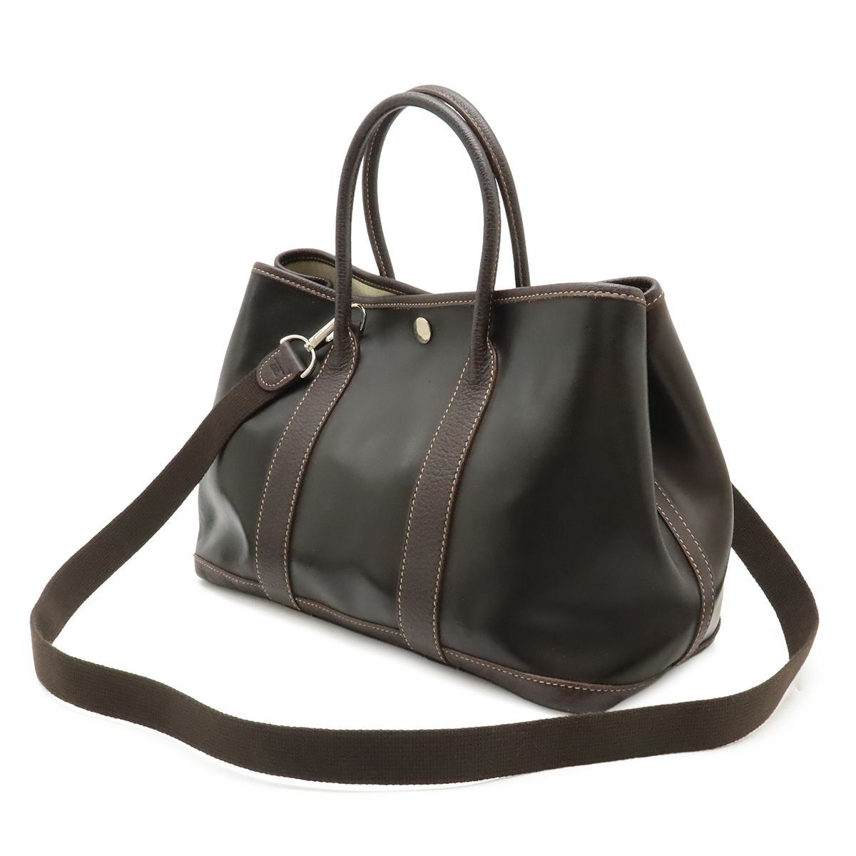 HERMES ガーデンパーティー　アマゾニア2wayトートバッグ HERMES エルメス ガーデンパーティTPM トートバッグ ハンドバッグ 2WAY