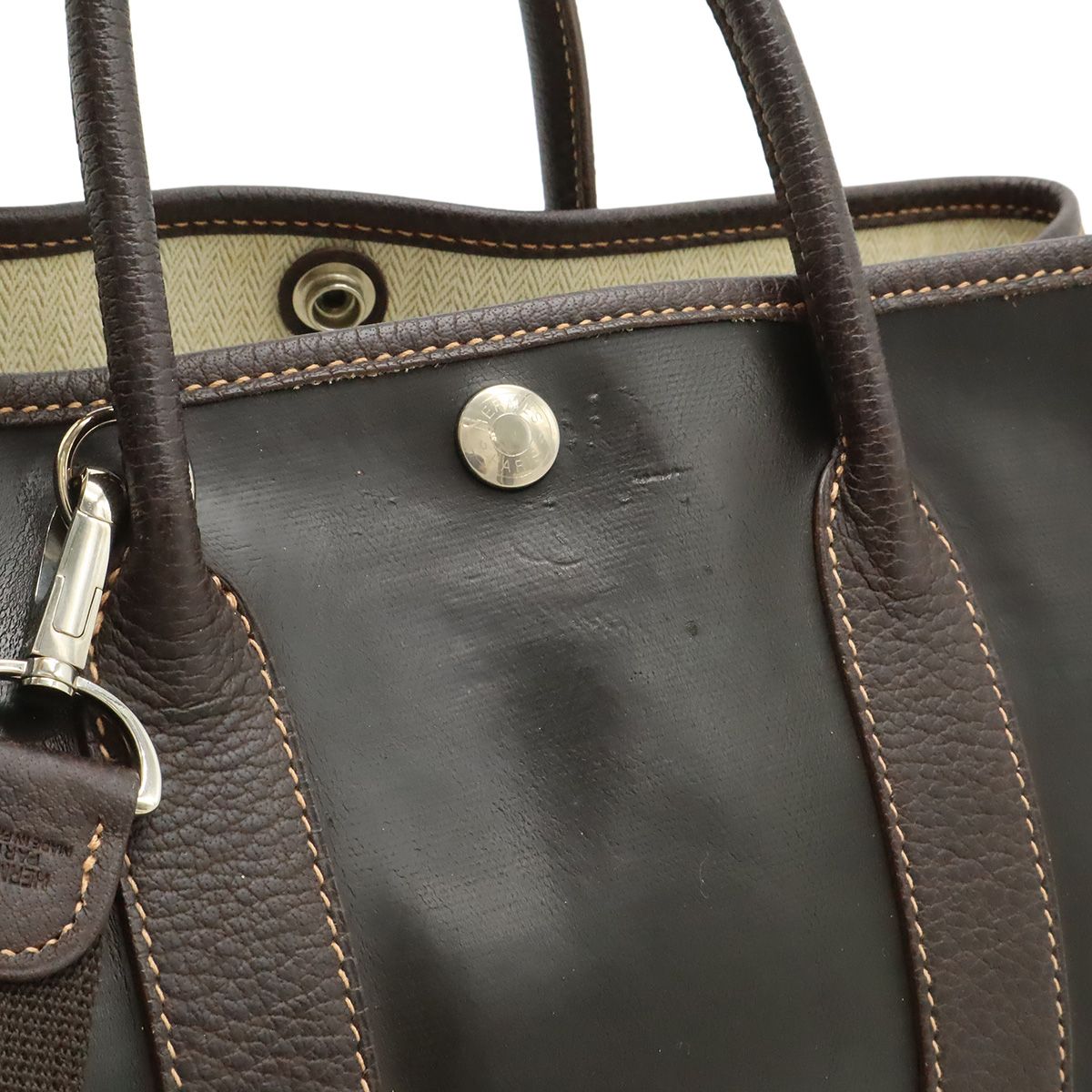 HERMES エルメス ガーデンパーティTPM トートバッグ ハンドバッグ 2WAY