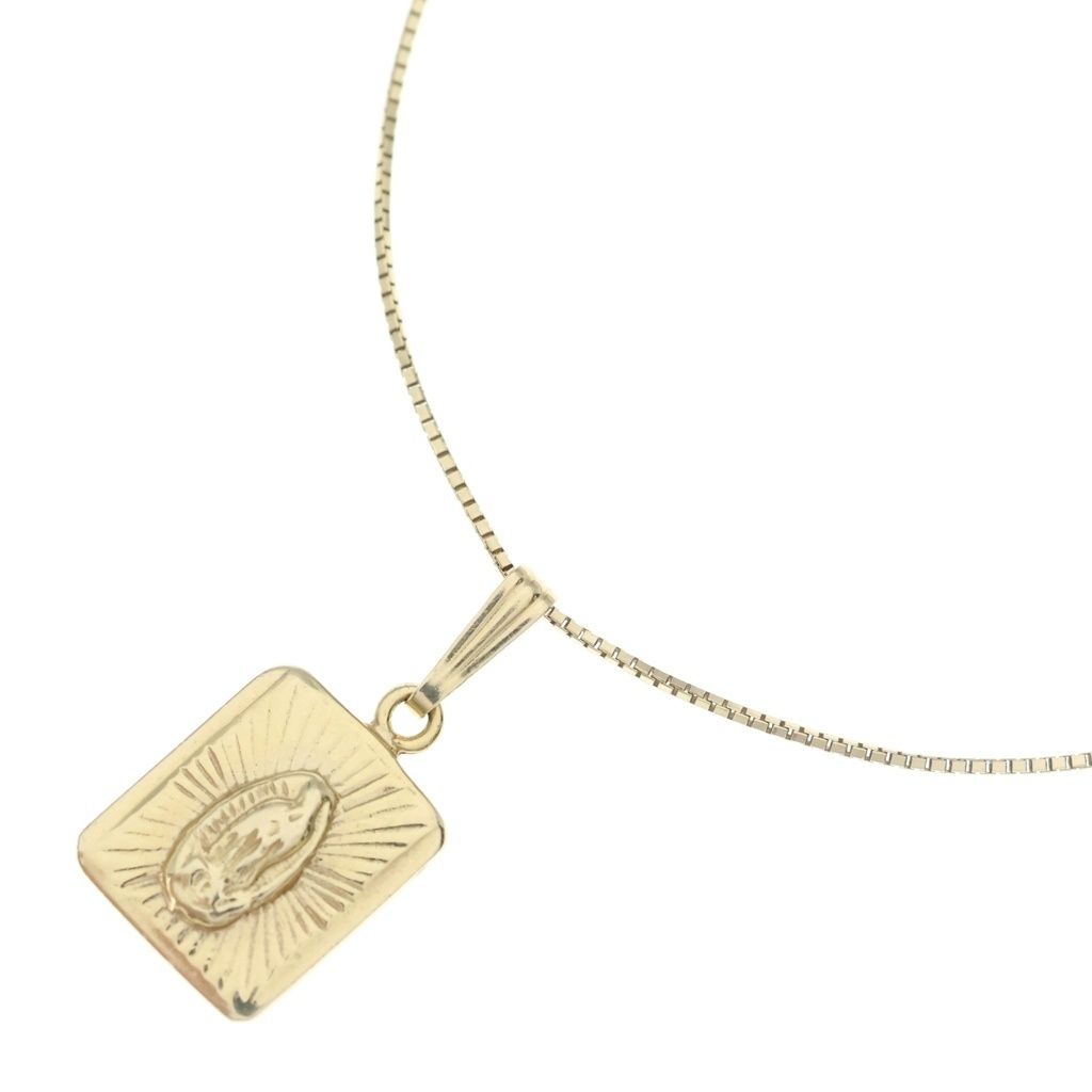 SUPREME (シュプリーム) 14SS K14 Virgin of Guadalupe Pendant ヴァージン オブ グアダルーペ マリア ネックレス ゴールド