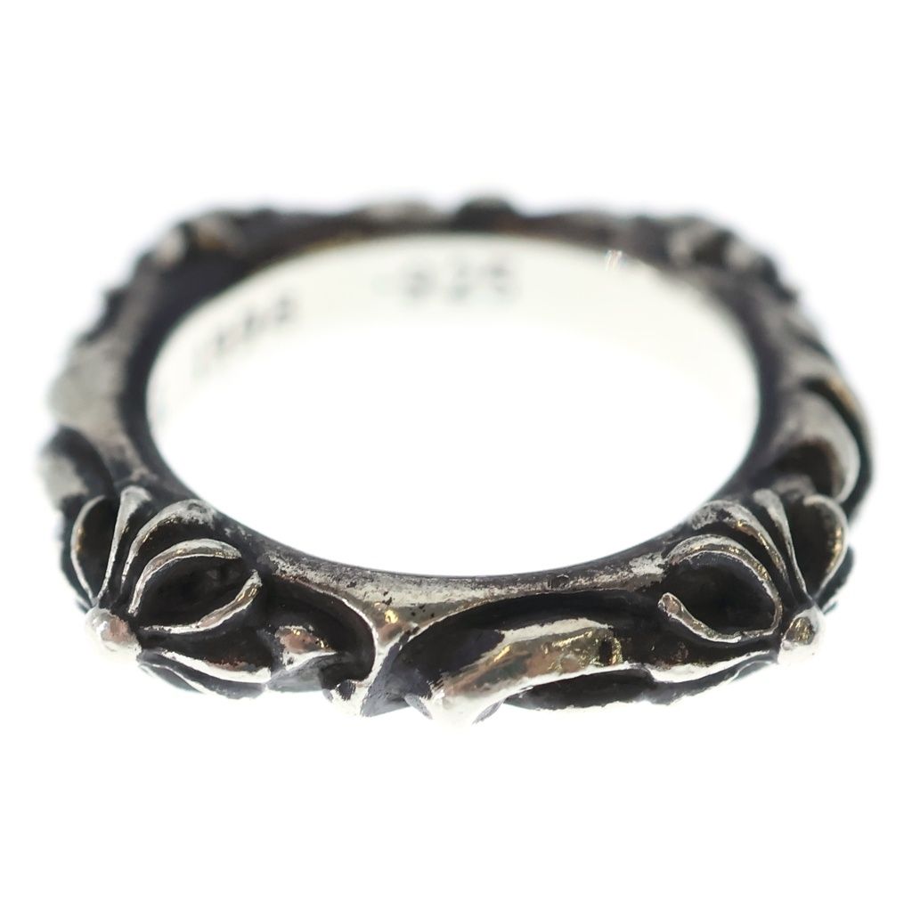 CHROME HEARTS (クロムハーツ) CROSS BAND クロスバンド リング シルバー BCA342 CHROME HEARTS (クロムハーツ) CROSS BAND クロスバンド リング シルバー BCA342