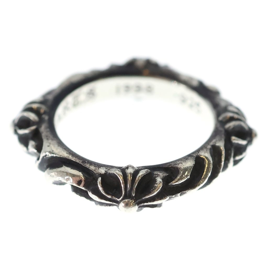 CHROME HEARTS (クロムハーツ) CROSS BAND クロスバンド リング シルバー BCA342