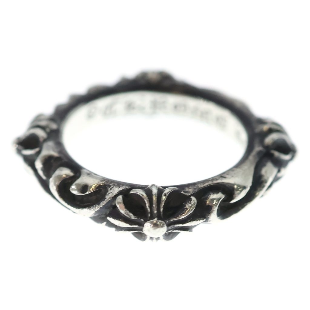 CHROME HEARTS (クロムハーツ) CROSS BAND クロスバンド リング シルバー BCA342 CHROME HEARTS (クロムハーツ) CROSS BAND クロスバンド リング シルバー BCA342