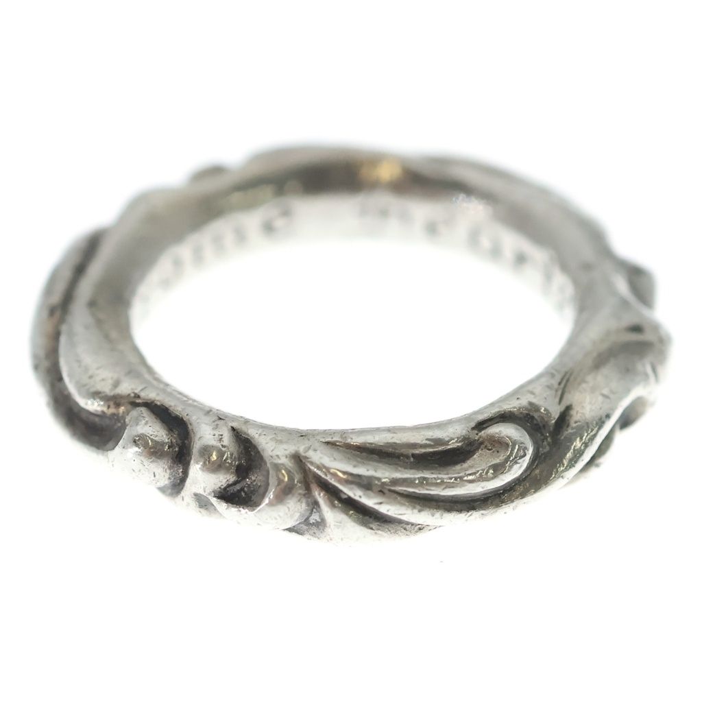 CHROME HEARTS (クロムハーツ) SCRL BAND スクロールバンド リング シルバー #11 BCA351