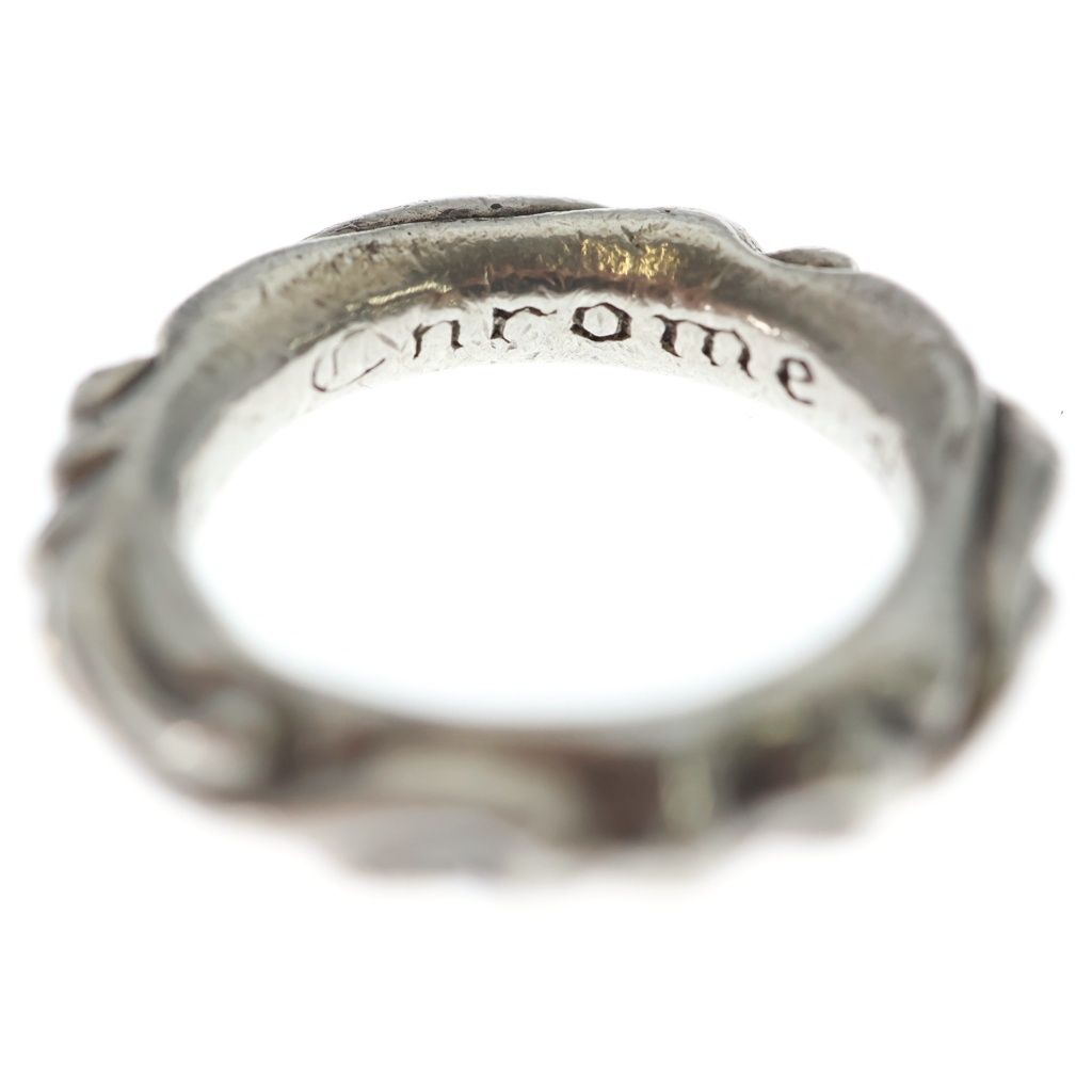 CHROME HEARTS (クロムハーツ) SCRL BAND スクロールバンド リング シルバー #11 BCA351 CHROME HEARTS (クロムハーツ) SCRL BAND スクロールバンド リング シルバー #11 BCA351