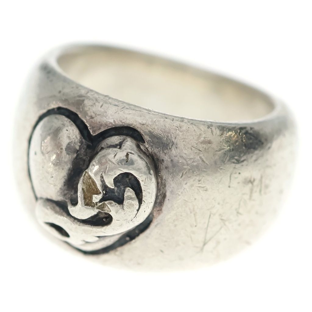 CHROME HEARTS (クロムハーツ) HEART IN BAND ハートインバンド シルバーリング