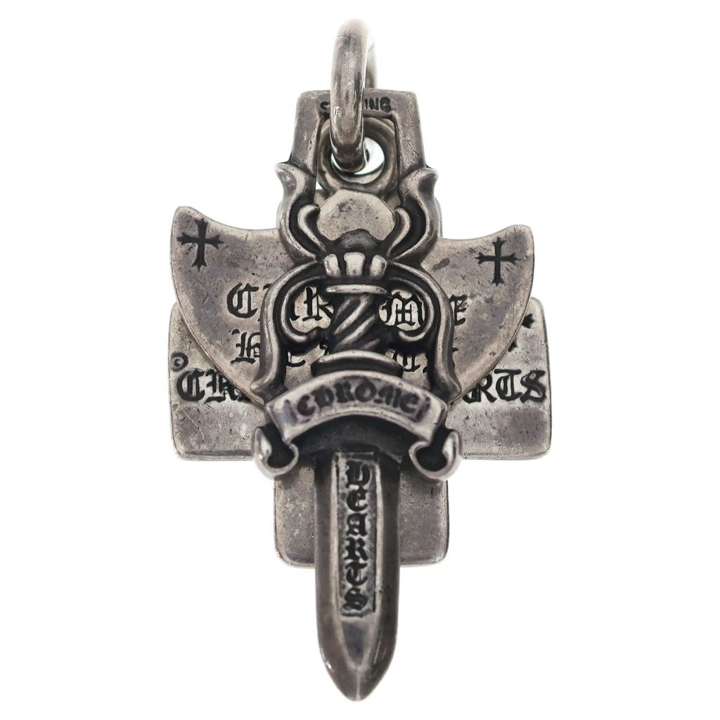 CHROME HEARTS (クロムハーツ) 3TRINKETS OLD 3トリンケッツ ペンダントトップ シルバー BCA202