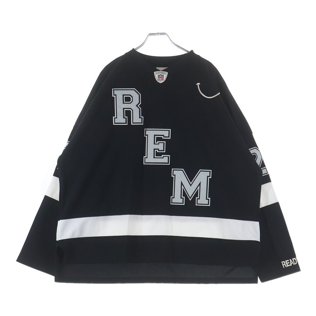 READY MADE (レディメイド) GAME SHIRT SMILE 長袖シャツ ブラック