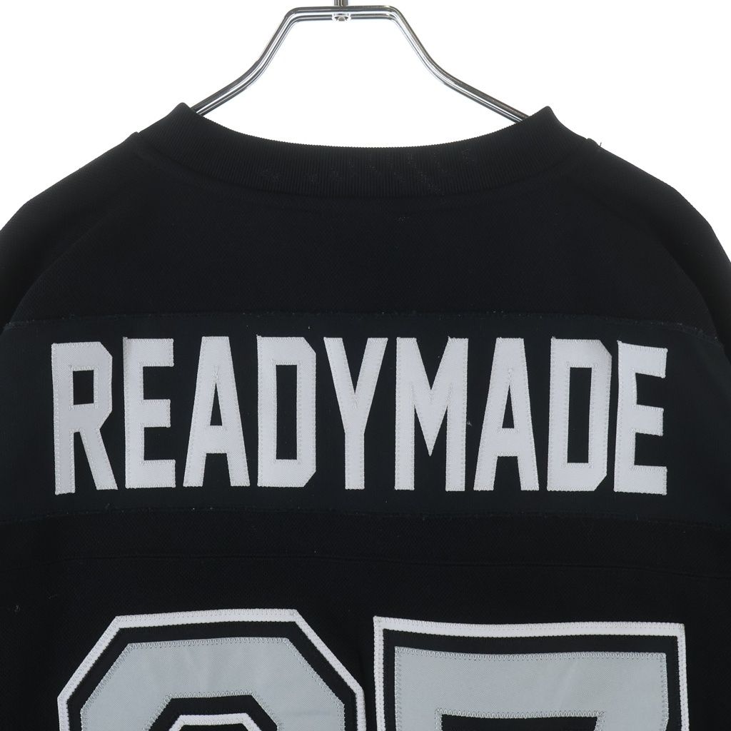 READY MADE (レディメイド) GAME SHIRT SMILE 長袖シャツ ブラック