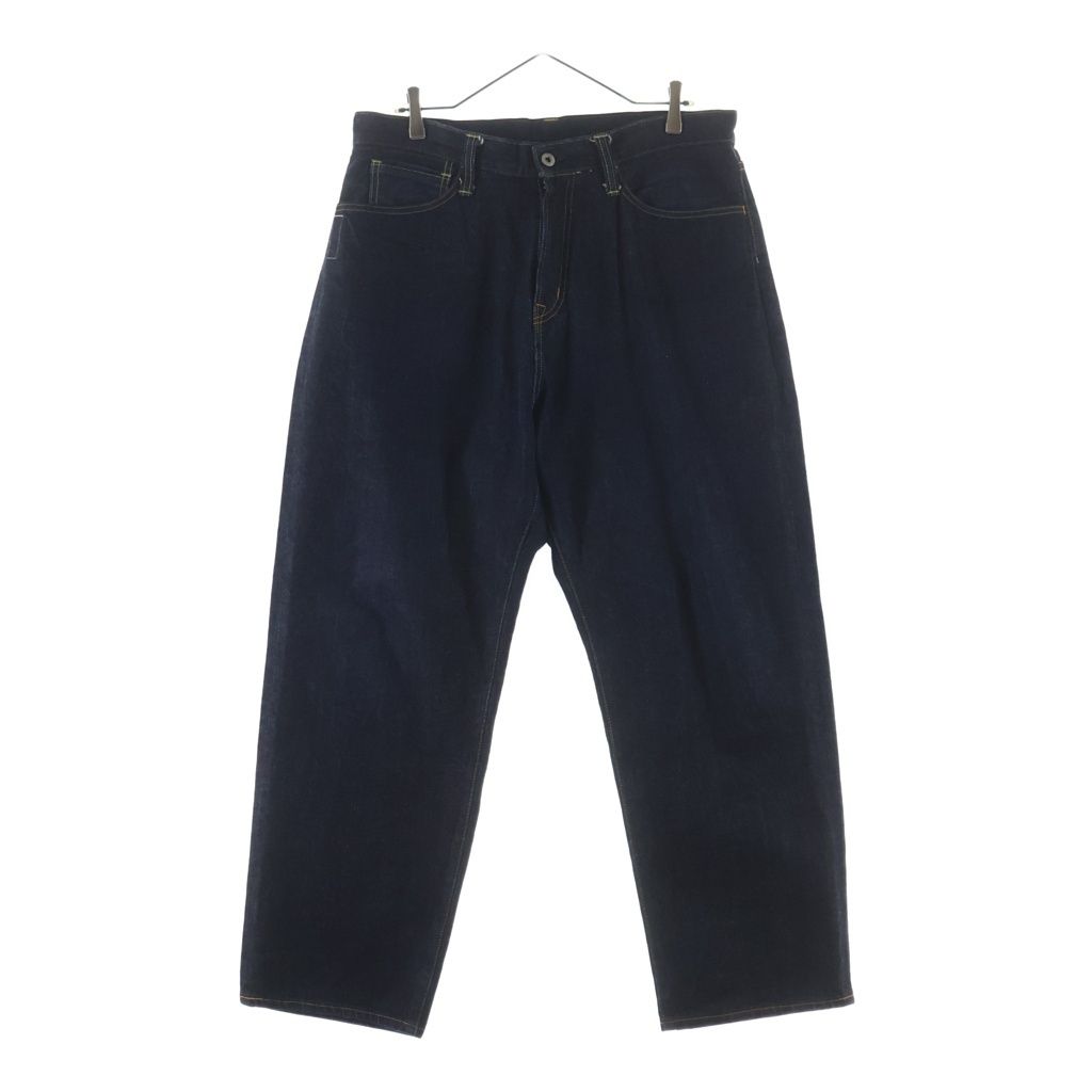 FRAGMENT DESIGN (フラグメントデザイン) ×SEQUEL Baggy Denim Pants シークエル バギーデニムパンツ バックデザインロゴ刺繍 ボトムス インディゴ 81-3-6438-9170