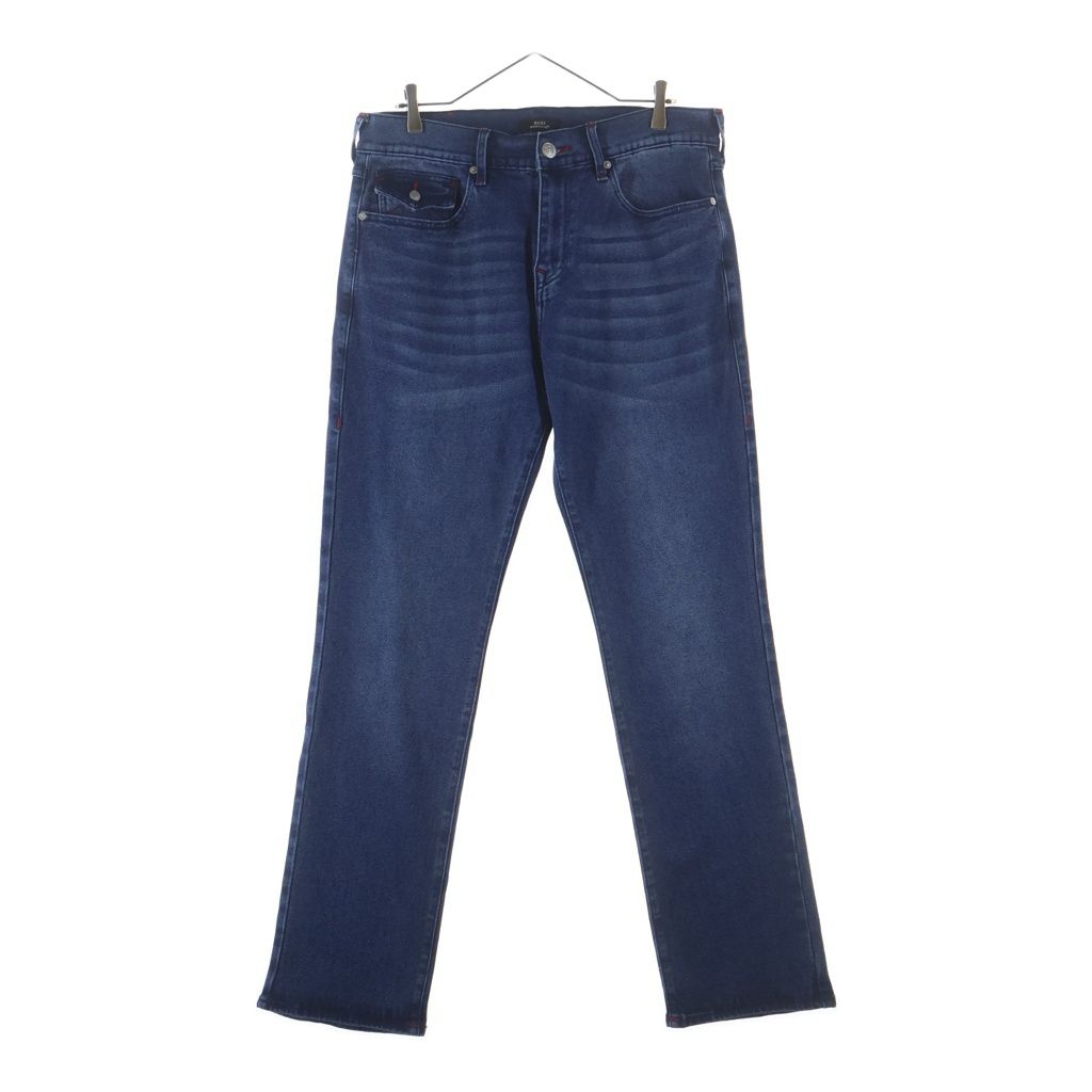TRUE RELIGION (トゥルーレリジョン) Ricky Relaxed Straight Jeans リッキー リラックスドストレートジーンズ ストレッチデニムパンツ 61017-61041-61072 インディゴ