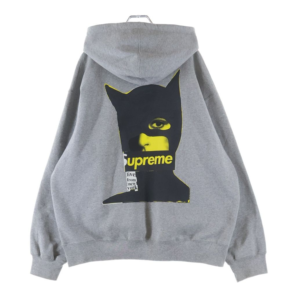 SUPREME (シュプリーム) 23AW Catwoman Hooded Sweatshirt キャットウーマン スウェットパーカー グレー