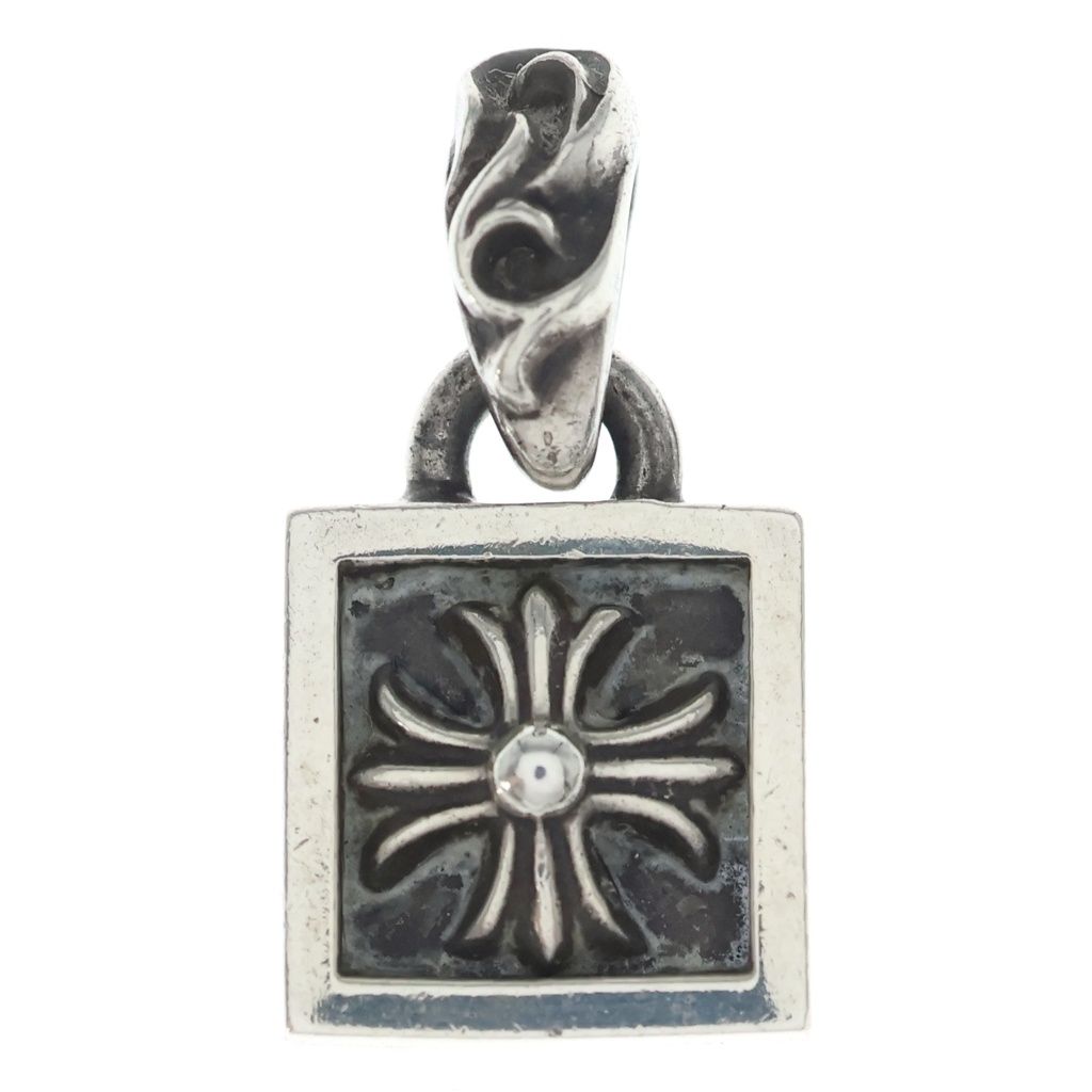 CHROME HEARTS (クロムハーツ) FRAMED CH PLUS フレームドCHプラス チャーム ペンダントトップ シルバー BCA271