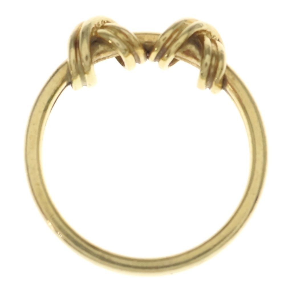 TIFFANY & Co. (ティファニー) ダブル シグネチャー クロス リング ゴールド Au750YG 3.6g TIFFANY & Co. (ティファニー) ダブル シグネチャー クロス リング ゴールド Au750YG 3.6g