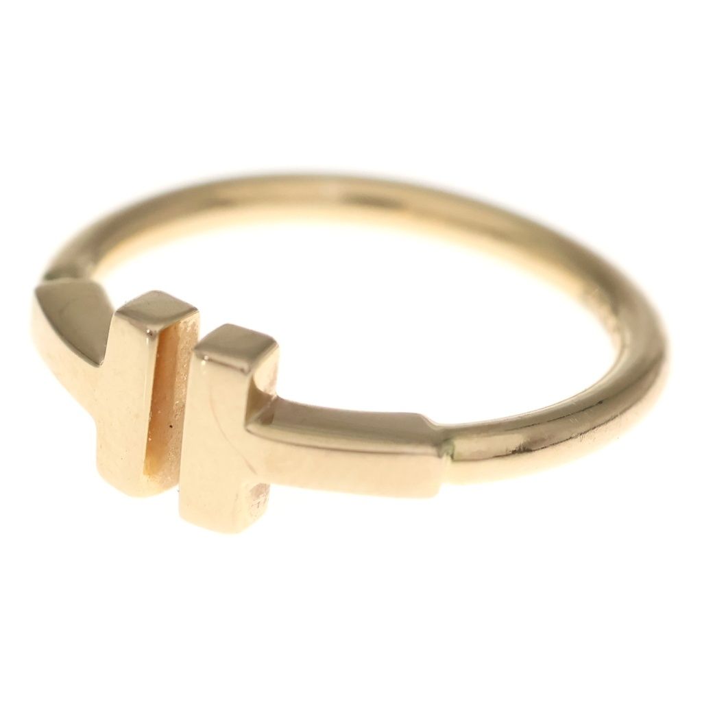 TIFFANY & Co. (ティファニー) Tワイヤー リング ピンクゴールド Au750PG 3.0g