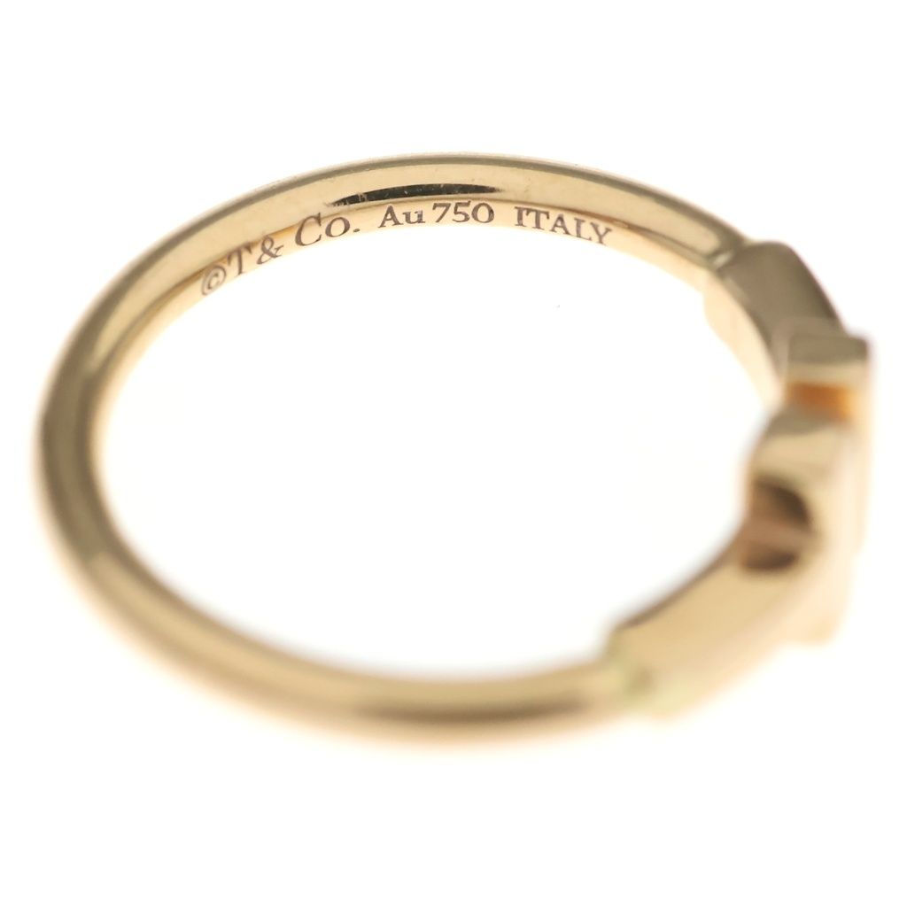 TIFFANY & Co. (ティファニー) Tワイヤー リング ピンクゴールド Au750PG 3.0g