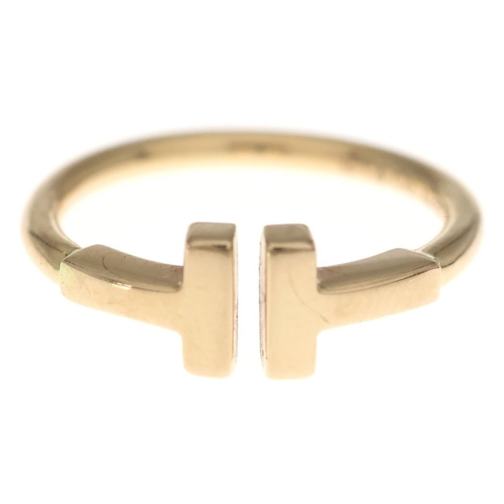 TIFFANY & Co. (ティファニー) Tワイヤー リング ピンクゴールド Au750PG 3.0g