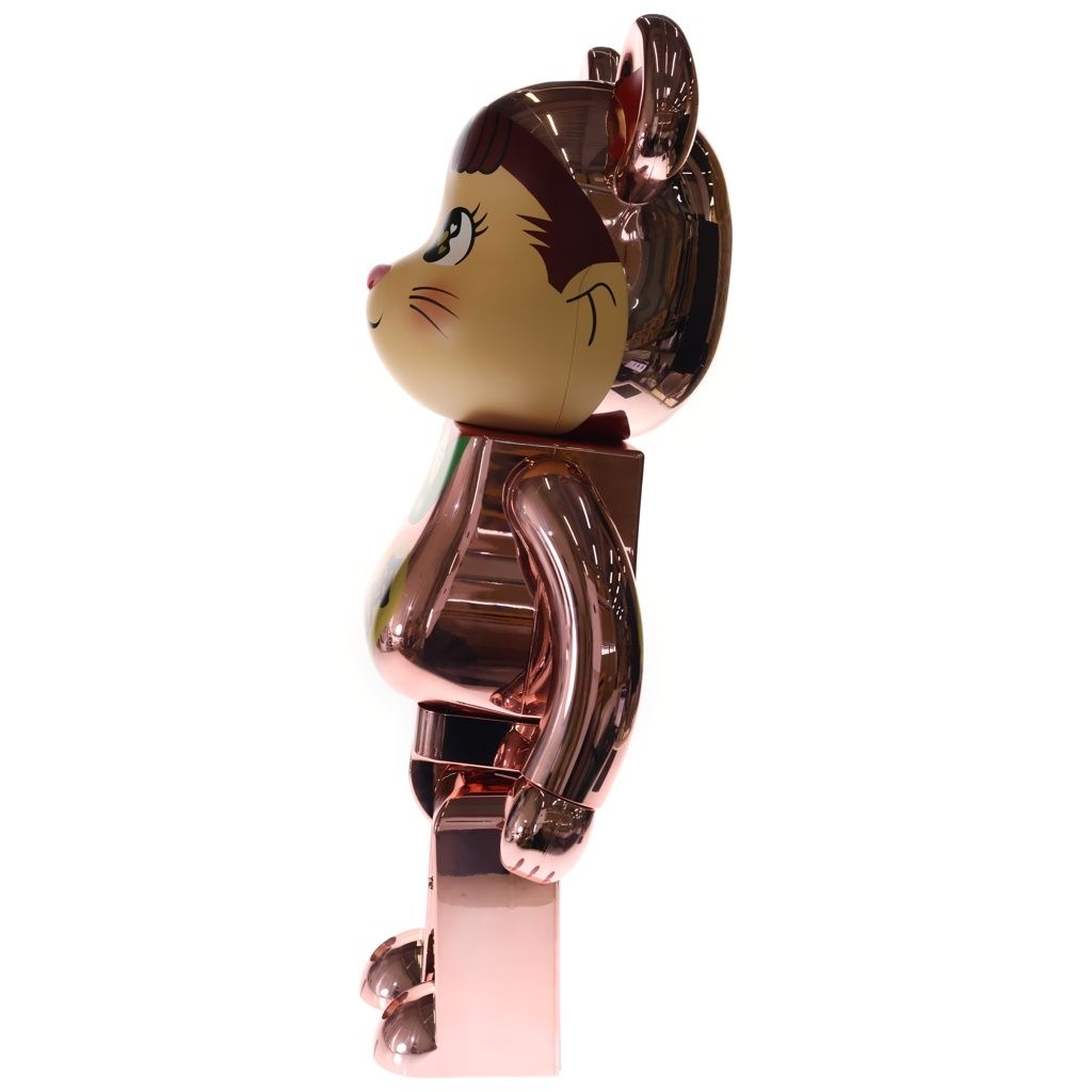 BE@RBRICK (ベアブリック) ×不二家 ペコちゃん 招き猫 金運ダブル小判