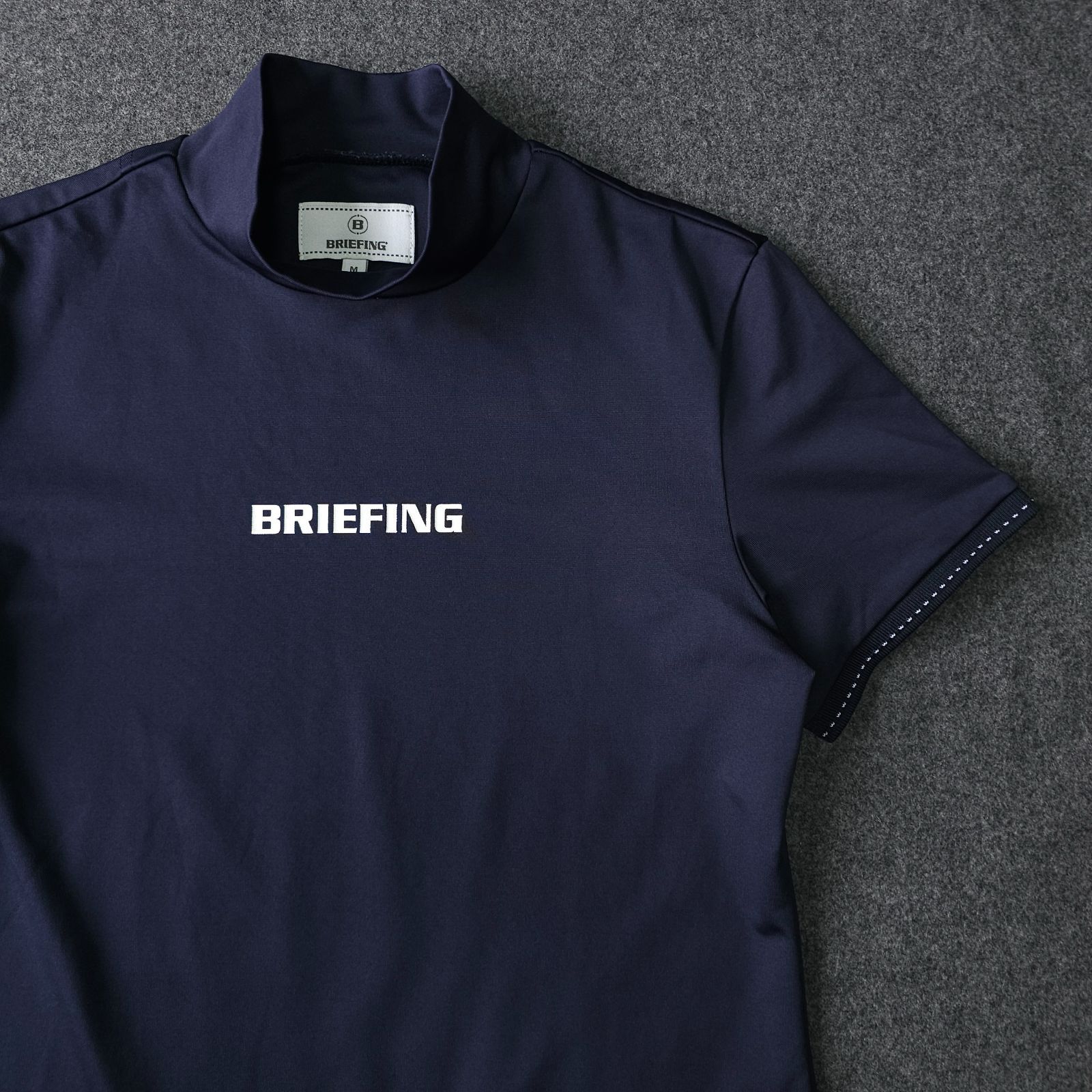 👌値下げ交渉受付中】極美品 BRIEFING GOLF 近年 モックネック 半袖