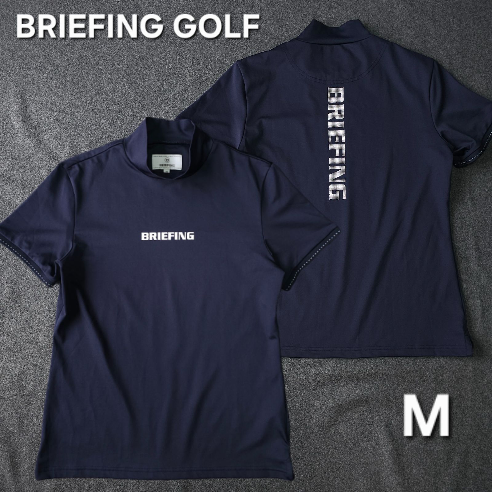 美品 BRIEFING GOLF ブリーフィング ポロシャツ M ?値下げ交渉受付中 
