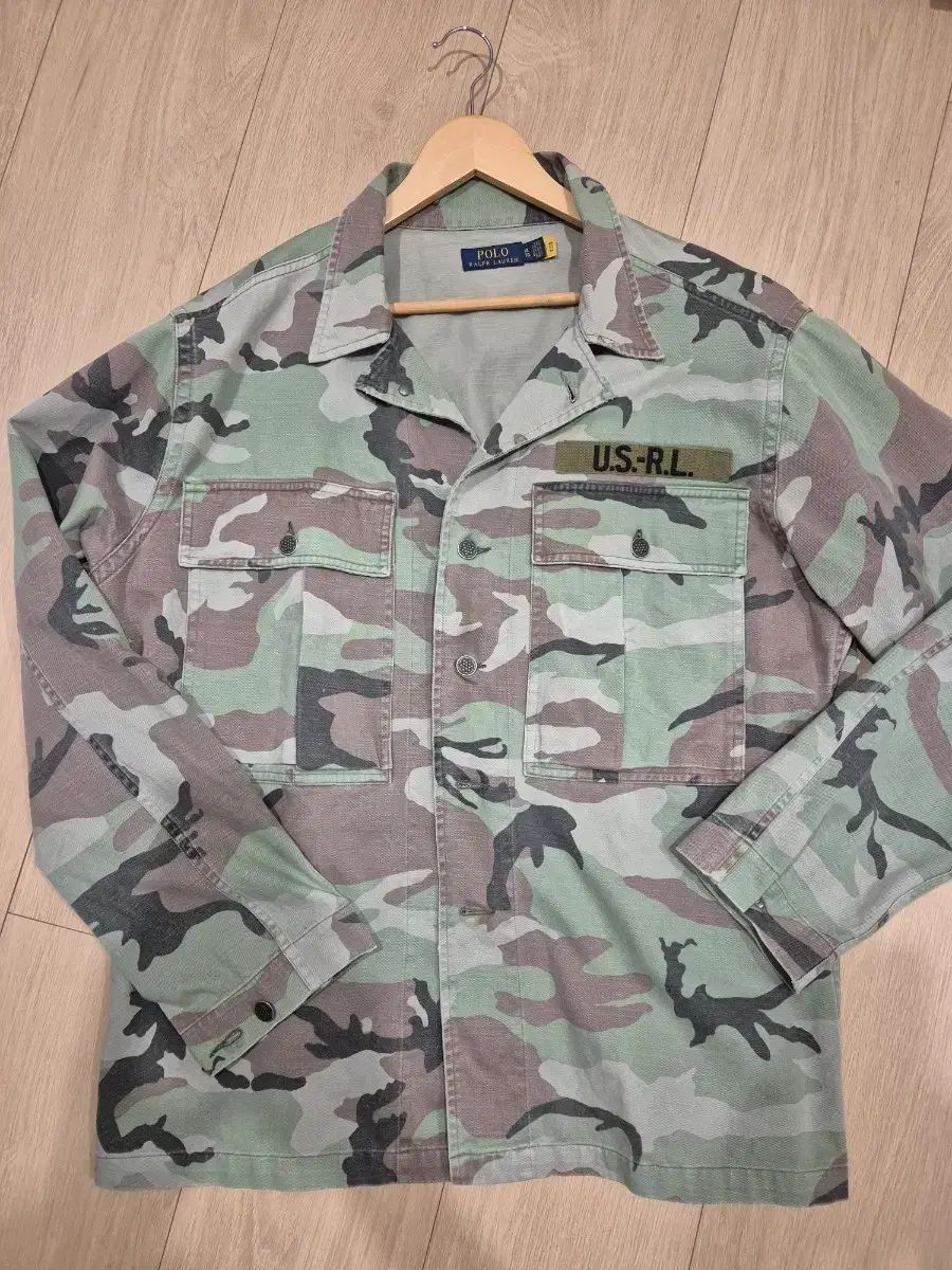 ポロラルフローレン カモフラージュ 셔켓 XL
