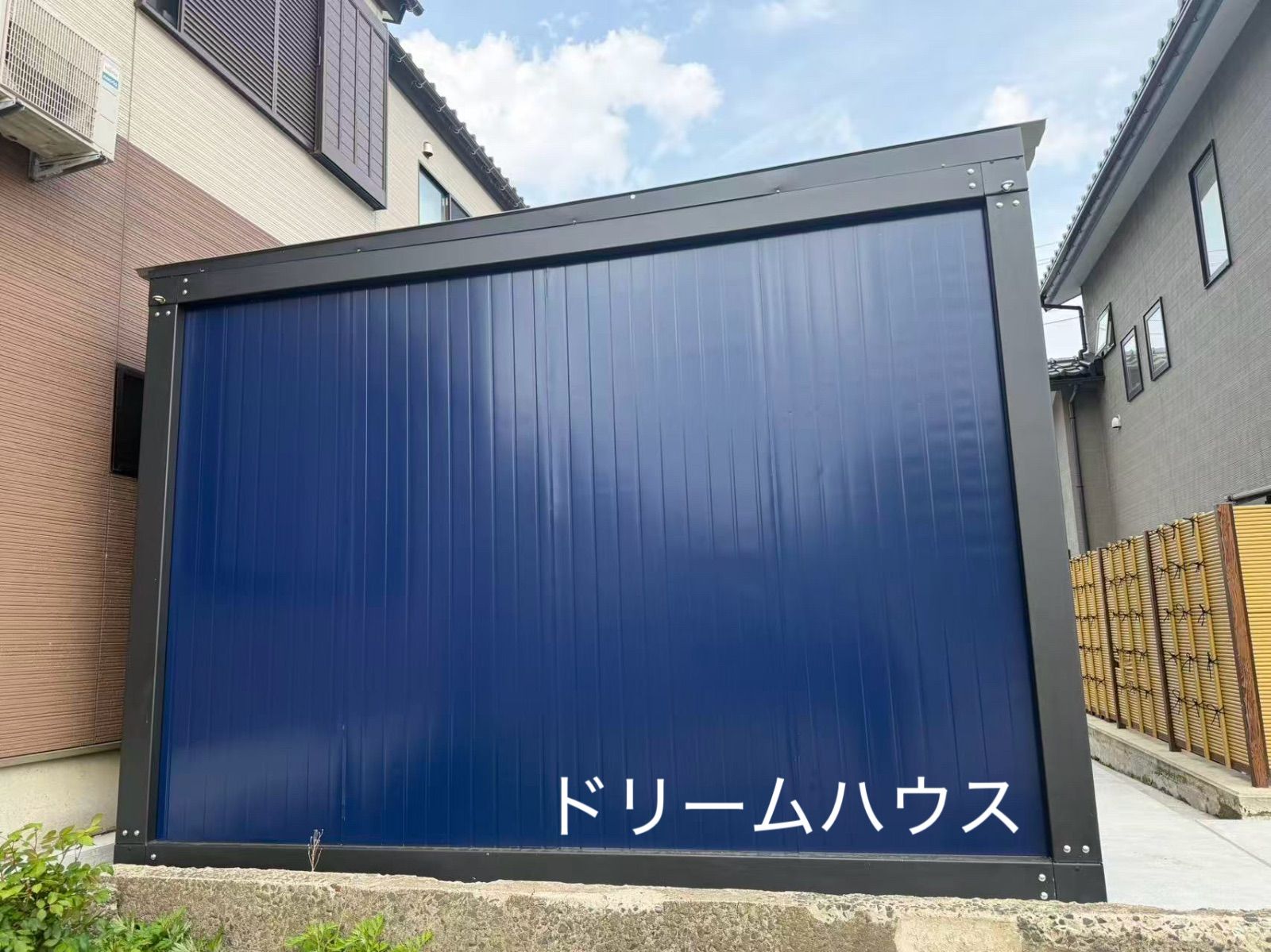 2.5x4x2.8m勾配屋根 仮設プレハブ プレハブハウス 事務所 倉庫 物置 