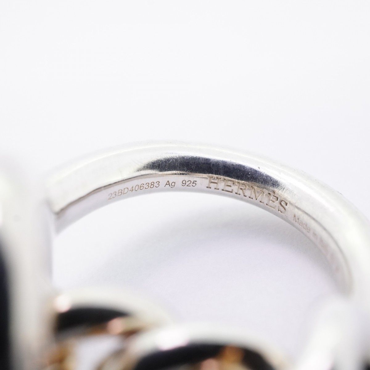 【6jdb0806】エルメス リング クロワゼット シルバー925 ＃50【中古】レディース