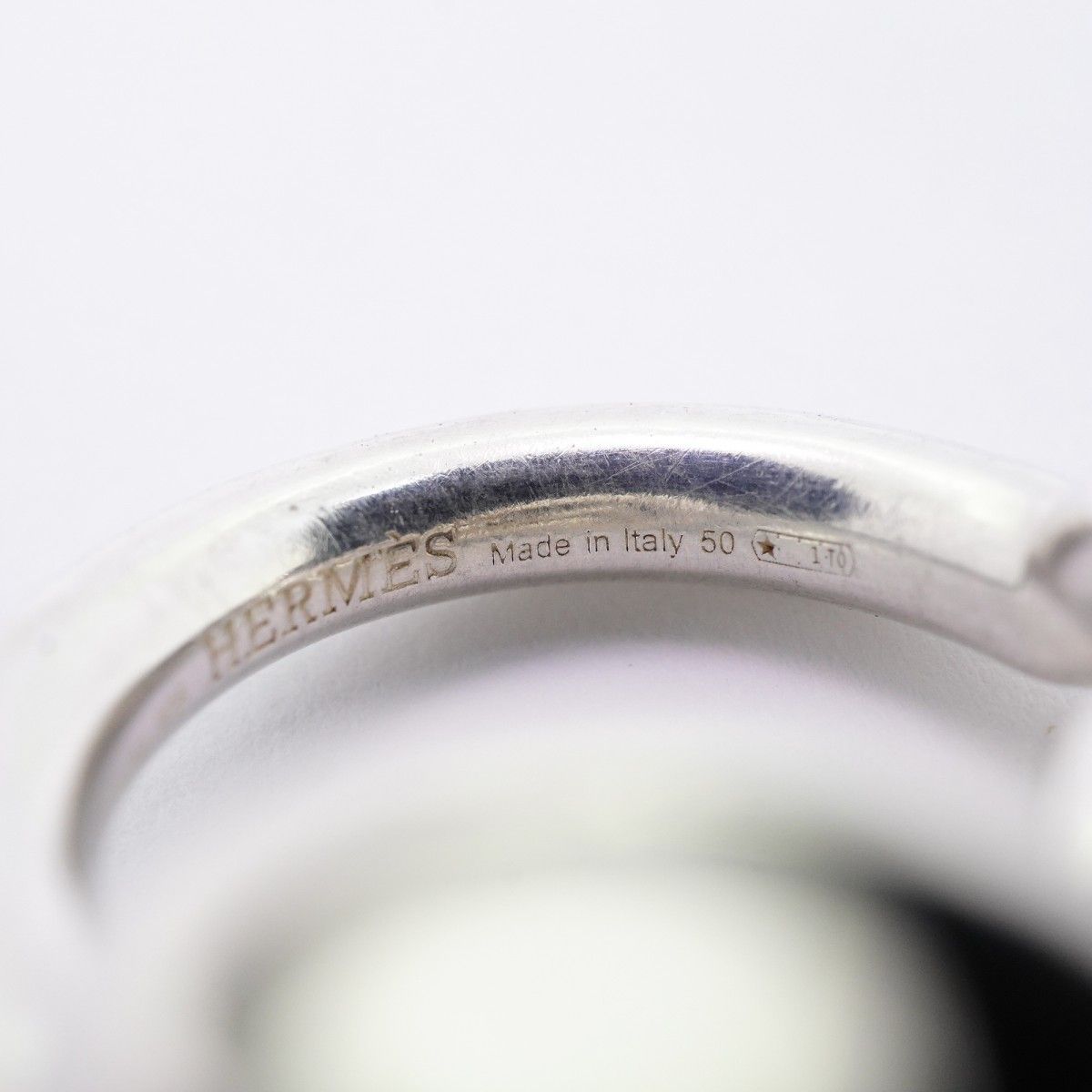 【6jdb0806】エルメス リング クロワゼット シルバー925 ＃50【中古】レディース